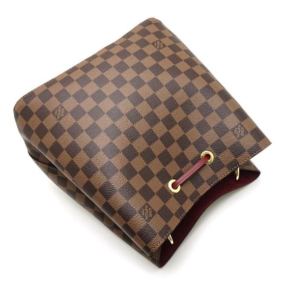 Louis Vuitton Damier NeoNoe Cherry Berry Shoulder Bag Brown - Picture 4 of 6